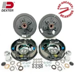 Dexter Pre-greased 3500 Trailer Axle Self-adjusting Electric Brake Kit 5-4.5" Bc. Fixed Price $459.99.