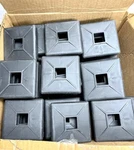 4BP99X1 Bumper Plug Endcap Cover Rv Camper Trailer 4" Square Rubber Black 60 Lot. Fixed Price $99.00.