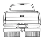 Indust.brush 3009796 Towed Vehicle Shield Hitch Mount Plastic Black With. Fixed Price $227.84.