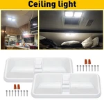 2PCS Led Rv Interior Ceiling Light Camper Boat Double Trailer Dome 12V 600LM. Fixed Price $28.99.