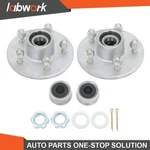 Labwork 2 Sets Pre-assembled On 4.5' Galvanized Trailer Hub Kit For 3500 Lbs.. Fixed Price $55.32.