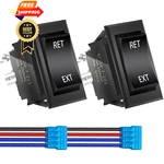 Daiertek Momentary Rv Jack Switch 30 Amp 12V Dc Rocker Type 2PCS, Ret-ext. Fixed Price $25.99.