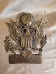 Antique United States Seal Eagle Solid Brass Door Knocker Us Military Patina!. Fixed Price $149.99.