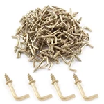 Bivethoi 150PCS Tiny Hooks For Hanging, Mini Right Angle Screw 1/2 In.... Fixed Price $12.51.
