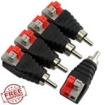 E-outstanding 5PCS Speaker Wire To Rca Male Adapter Plug. Fixed Price $20.00.