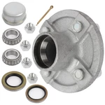 Fits 2000 Lbs Axle 44643 Bearings With Trailer Galvanized Hub On 4". Fixed Price $50.15.