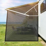 Upgraded Rv Awning Side Shade Screen 9'X7', 7.9OZ Heavy-duty Mesh Blocks Uv &.... Fixed Price $46.50.