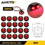Red 3/4" Marker Light Truck Led Trailer Side Round Bullet Pickup 20X. Fixed Price $17.09.