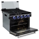 Recpro Suburban 17" Rv Stove Oven W/ Air Fryer 3 Burner Propane Range Black. Fixed Price $439.95.