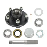 On 4.5' Hub Kit And Round BT16 Spindle W/trailer Bearing. Fixed Price $39.65.