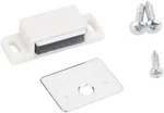 Box Of 10 -15LB Single Magnetic Catch With Plate/ White/zinc- Shutter Hardware. Fixed Price $12.95.