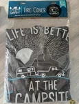 Camco 53291 Life Is Better At The Campsite Tire Cover 29" Camper Rv. Fixed Price $23.99.