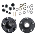 For 2000LB 5X4.5 Trailer Axle Kit Fits 1" And 1-1/16" Hubs Lug. Fixed Price $53.83.