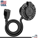 Mictuning For 15A Rv Shore Power Inlet Waterproof With 18 Lnch Extension. Fixed Price $21.59.