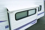Carefree LH0810042 Soc 85.5 White Vinyl Standard Slide-out Rv Awning. Fixed Price $268.00.
