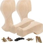 La Vane 4 Inch / 10CM Wooden Furniture Legs, Set Of European Style Solid. Fixed Price $27.63.
