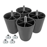 Seimneire 4PCS Black Sofa Legs, Inch Tapered Furniture Plastic Couch F.... Fixed Price $14.92.