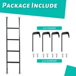 13.38"WX 60"H Rv Bunk Bed Ladder Heavy Duty Wide Steps For Travel Trailer 330LB. Fixed Price $99.02.