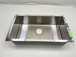 Lippert 385313 Stainless Steel 27" X 16" Single Square Sink Rv. Fixed Price $183.96.