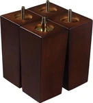 Couch Legs For Furniture Set Of 4, Pyramid Square Wooden 6 Inch, Brown. Fixed Price $38.76.
