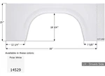 Icon 14529 Fender Skirt Single Winnebago FS4529 Unpainted. Fixed Price $665.49.