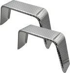 Diamond Plated Aluminum Trailer Fenders 16" Wheels Single Axle 2-PACK. Fixed Price $165.99.