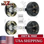 On 4.5" Trailer Hub Drum Kit 10"X2.25" Electric Brake Assembly 3500 Lbs Axle. Fixed Price $139.59.