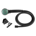 Dura DF-SA400K-MB Plastic Resins Matte Black Handheld Shower Head 60" Hose. Fixed Price $54.41.