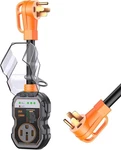 Geargo Rv Surge Protector 50AMP 15000J Circuit Analyzer Led Adapter Plug IP68. Fixed Price $55.99.