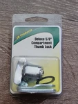 Jr Products 00115, 5/8" Deluxe Compartment Door Thumb Lock. Fixed Price $8.95.