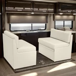 Qualitex Ethos Rv Dinette W/ Storage, Ultimate Leather, Bisque. Fixed Price $1259.00.