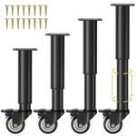 Wlrrcwdttc 7-12 Metal Adjustable Furniture Legs With Inch, Black. Fixed Price $49.99.