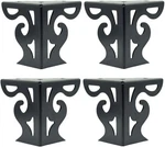 4PCS 3-INCH Hollow Out Modern Furniture Sofa 7 X 8 Centimeters, Black. Fixed Price $16.82.