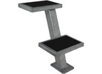 Extreme Max 3006.6812 Galvanized Trailer Tongue Step - Double, Silver. Fixed Price $79.65.