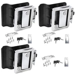 3X New Chrome Rv Camper Trailer Motorhome Paddle Entry Door Lock Latch Deadbolt. Fixed Price $69.99.
