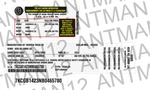 #number Label Rv Trailer Tire Pressure Decal 3M Professional High Tack Vinyl. Fixed Price $99.99.