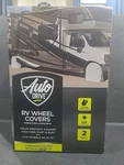 Auto Drive Rv Wheel Covers Size 29"-31.75", 2-PACK, White, 7040112-098. Fixed Price $19.95.