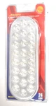 Maxxima 6" Oval Grommet Mount 24 Amber Leds Clear Lens Warning Flashing Light. Fixed Price $40.99.