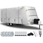 Fruno Travel Trailer Rv Cover 24-27FT Waterproof Oxford Fabric Winter Snow Uv. Fixed Price $101.99.