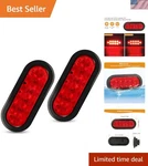6" Oval Led Trailer Lights Kit, 2PCS Waterproof Stop/turn/brake Tail With. Fixed Price $30.99.