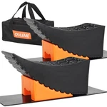 Ouleme Curved Leveling Blocks, Raised Tire Change Ramp, 2 Set 4"-6". Fixed Price $89.47.
