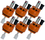 Battery Watering System Caps With Level Monitors For 1/4-TURN Twist Lock. Fixed Price $24.99.