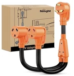 Nilight Amp Y Splitter Adapter Cord Male Plug To Two Fem 50430RV. Fixed Price $30.00.
