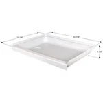 Icon 15237 Rv Shower Pan Left Hand Drain SP2432LH - Polar White. Fixed Price $192.38.
