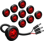 10PC 3/4 Inch Round Trailer Led Marker Wire/turn Brake Tail Lights Set. Fixed Price $53.66.