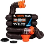 Camco 15 Foot Rv Sewer Hose Kit With Wye Connector For Dual Tank Dumping. Fixed Price $39.97.