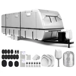 Mofeez 22-24FT Rv Travel Trailer Cover 420D Waterproof Oxford Camper Kit. Fixed Price $101.99.