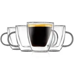 Nutrichef Double Walled Glass Espresso Cups - 5.2 Fluid Oz One Size, Clear. Fixed Price $37.99.