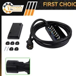W/12 Foot Cable Rv 7 Way Plug Inline Pre-wired Trailer Cord Junction Box. Fixed Price $44.36.