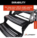 Slightly Used LIPPERT24" Triple 7" Radius Manual Rv Step # 432687. Fixed Price $233.75.